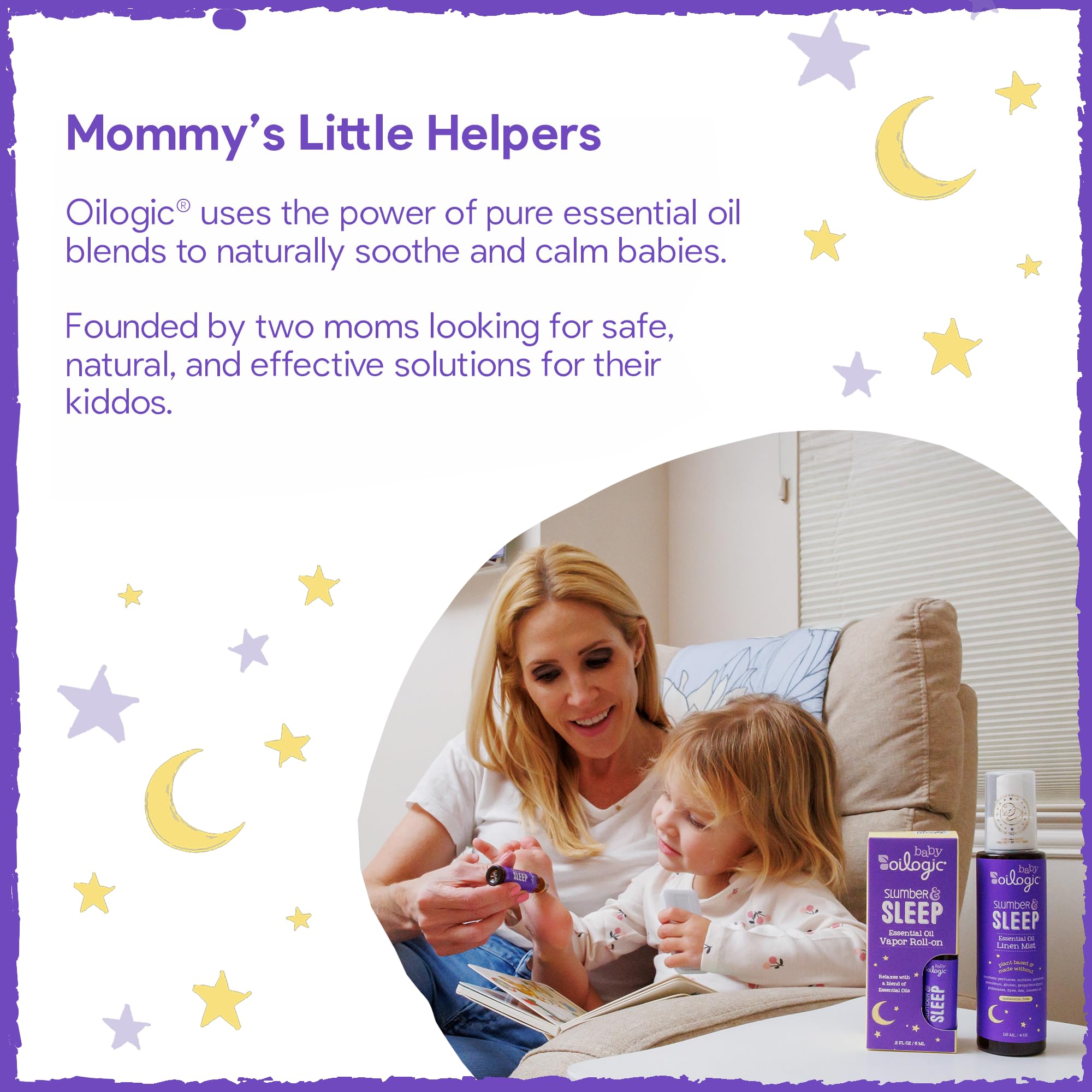 Oilogic Slumber Gift Set packaging showcasing included items.