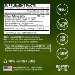 Nattokinase ingredient detail for potential proteolytic enzyme support.
