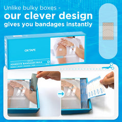 OK TAPE bandages sterile hypoallergenic for sensitive skin