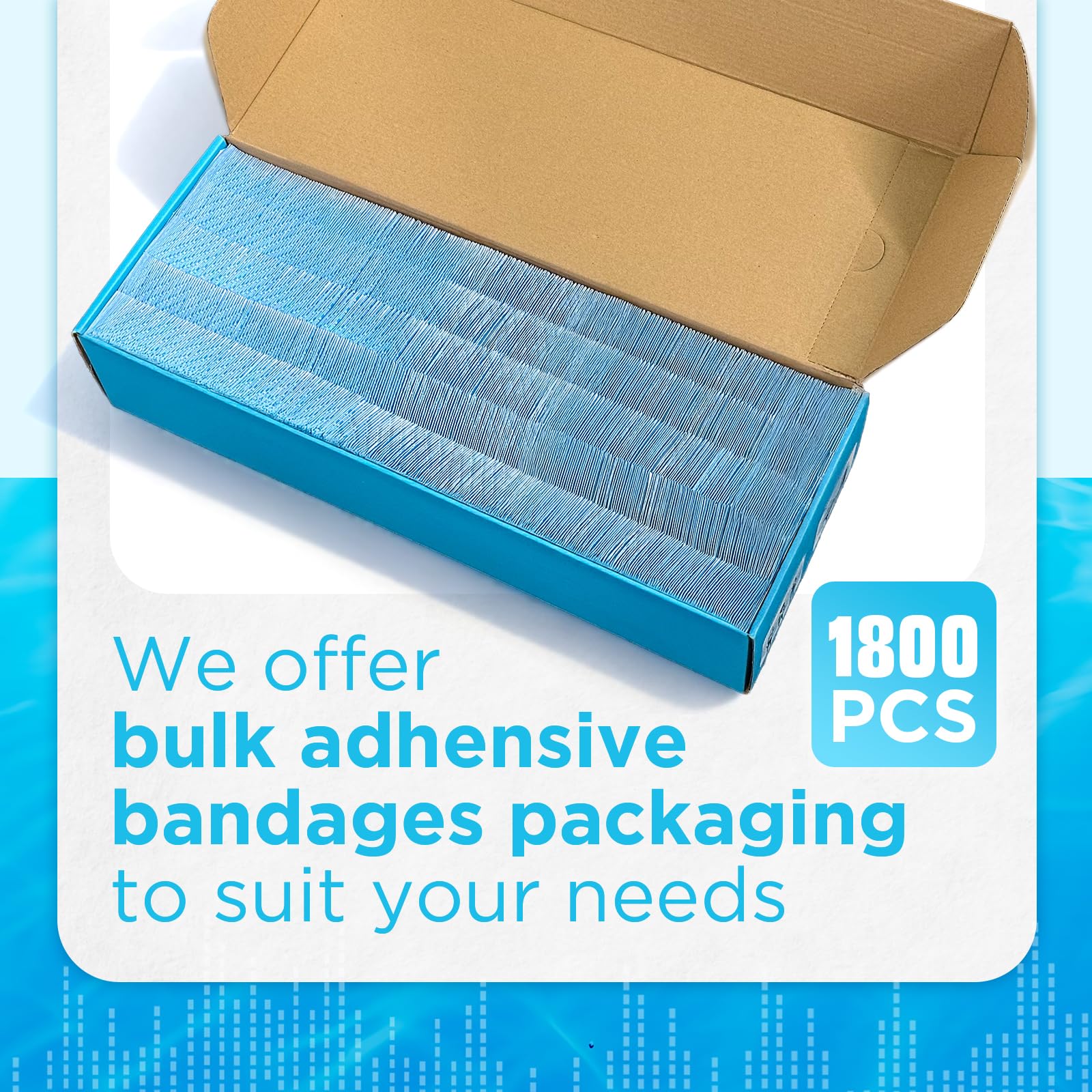 OK TAPE bandages waterproof clear design protects wounds during water exposure