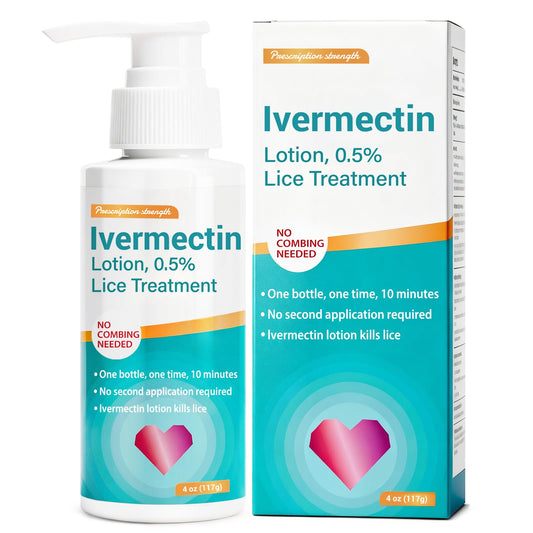 OKARZY ivermectin 0.5 percent lice lotion bottle for quick home treatment