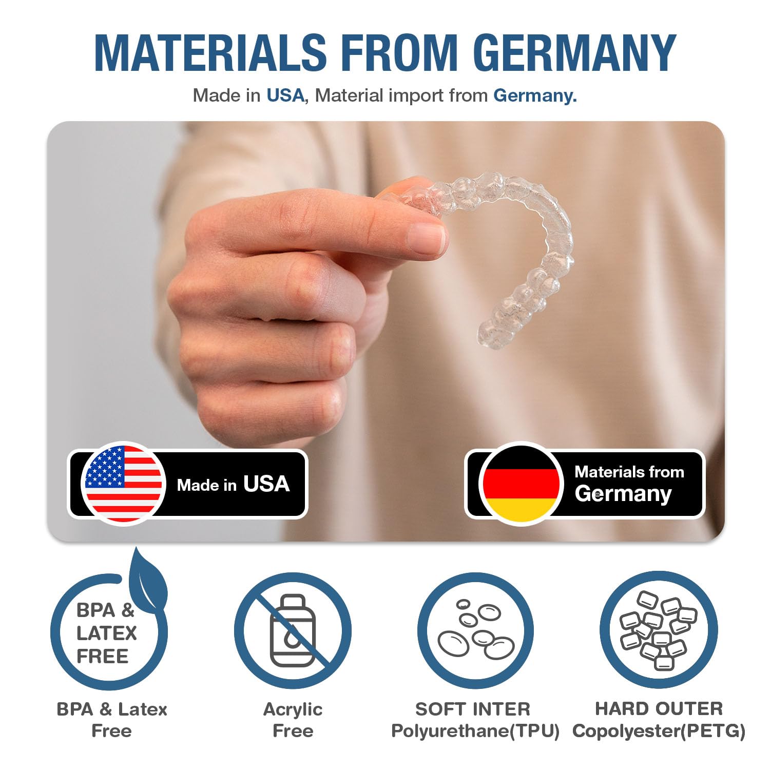 Okiguards custom mouth guard at 3mm thickness delivers stronger protection.