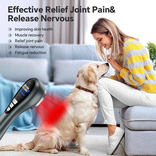 Okyna 650nm/808nm spectrum wand for targeted skin and tissue relief