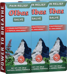 Olbas Analgesic Salve tube 1oz offers quick relief for backaches and joint pain.