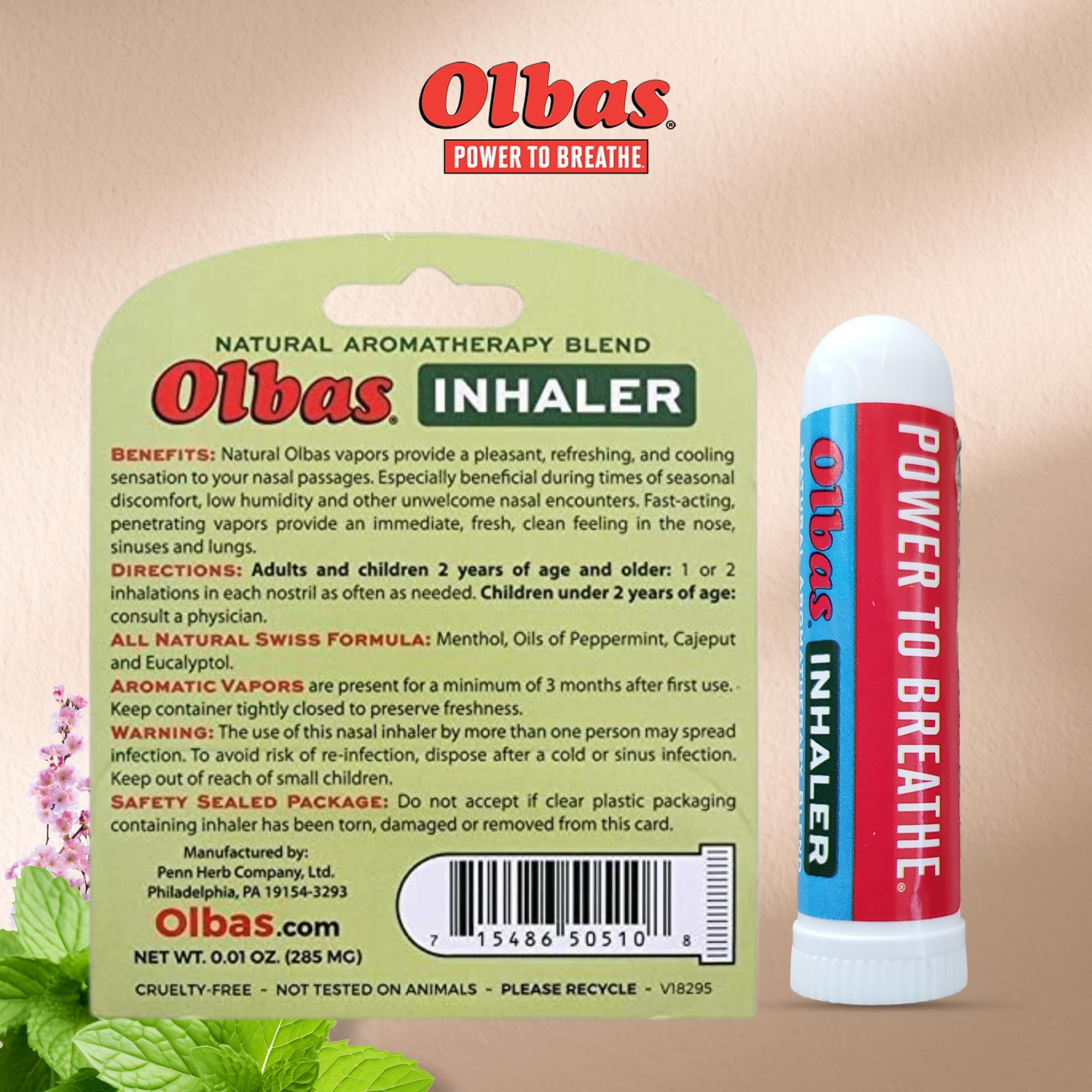 Olbas Inhaler gym bag ready for post workout breathing relief.