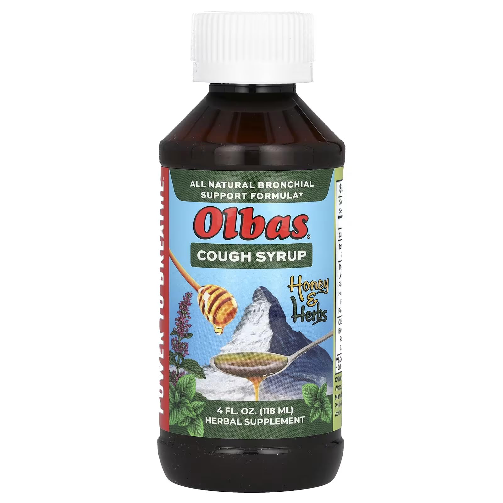 Olbas Syrup honey flavor closeup highlights natural sweetness and smooth dosing