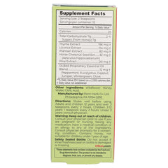 Olbas Syrup Pack-5 ingredients closeup reveals herbal oil blend