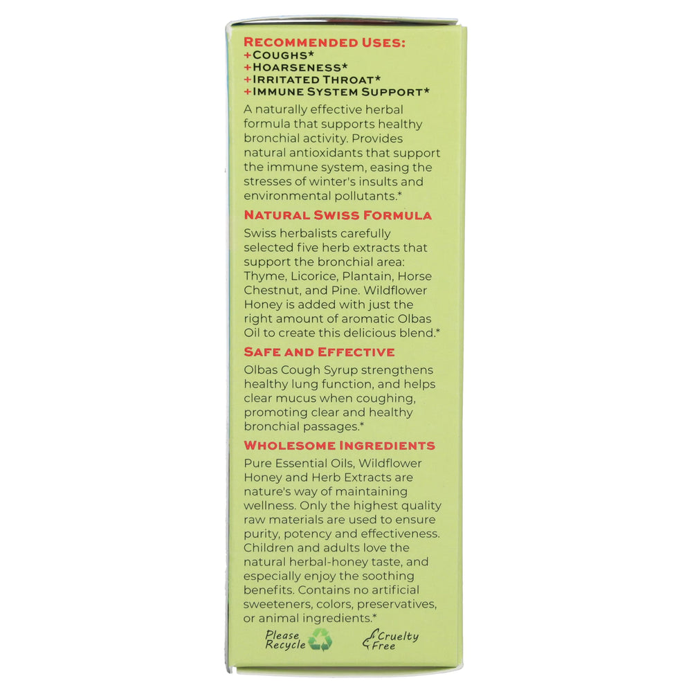 Olbas Syrup Pack-5 pouring dose shows easy administration for all ages