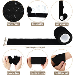 Oleitodh bandage wrap on ankle for breathable, secure fit.