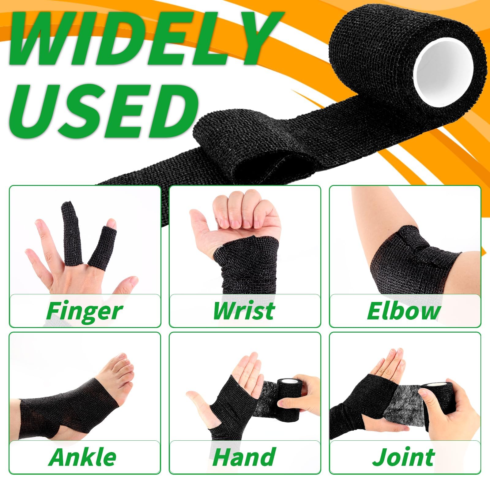 Oleitodh bandage wrap on a horse leg for breathable support.