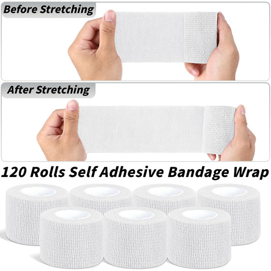 Oleitodh bulk 120-pack vet wrap ideal for quick field bandaging.