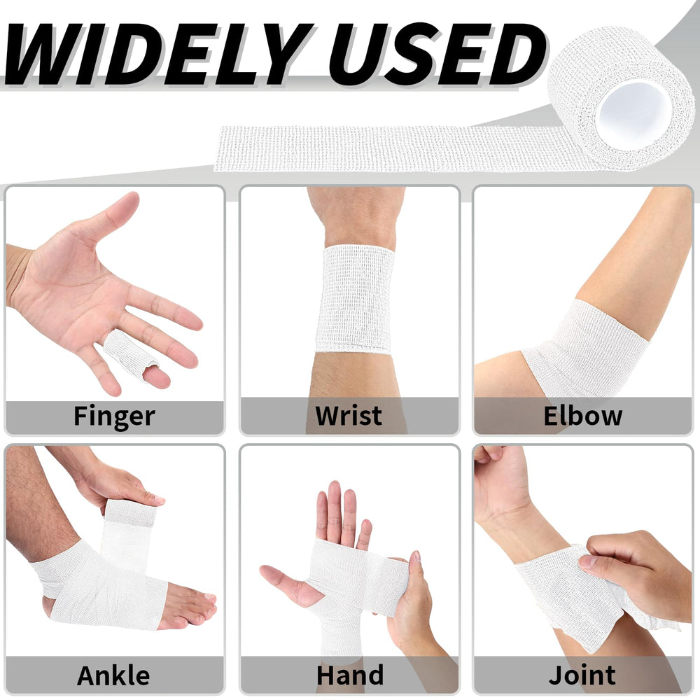 Oleitodh easy-tear bandage in action for fast wrapping.