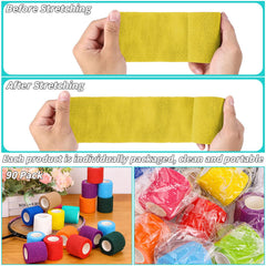 Oleitodh self-adherent wrap easy to tear by hand for quick use