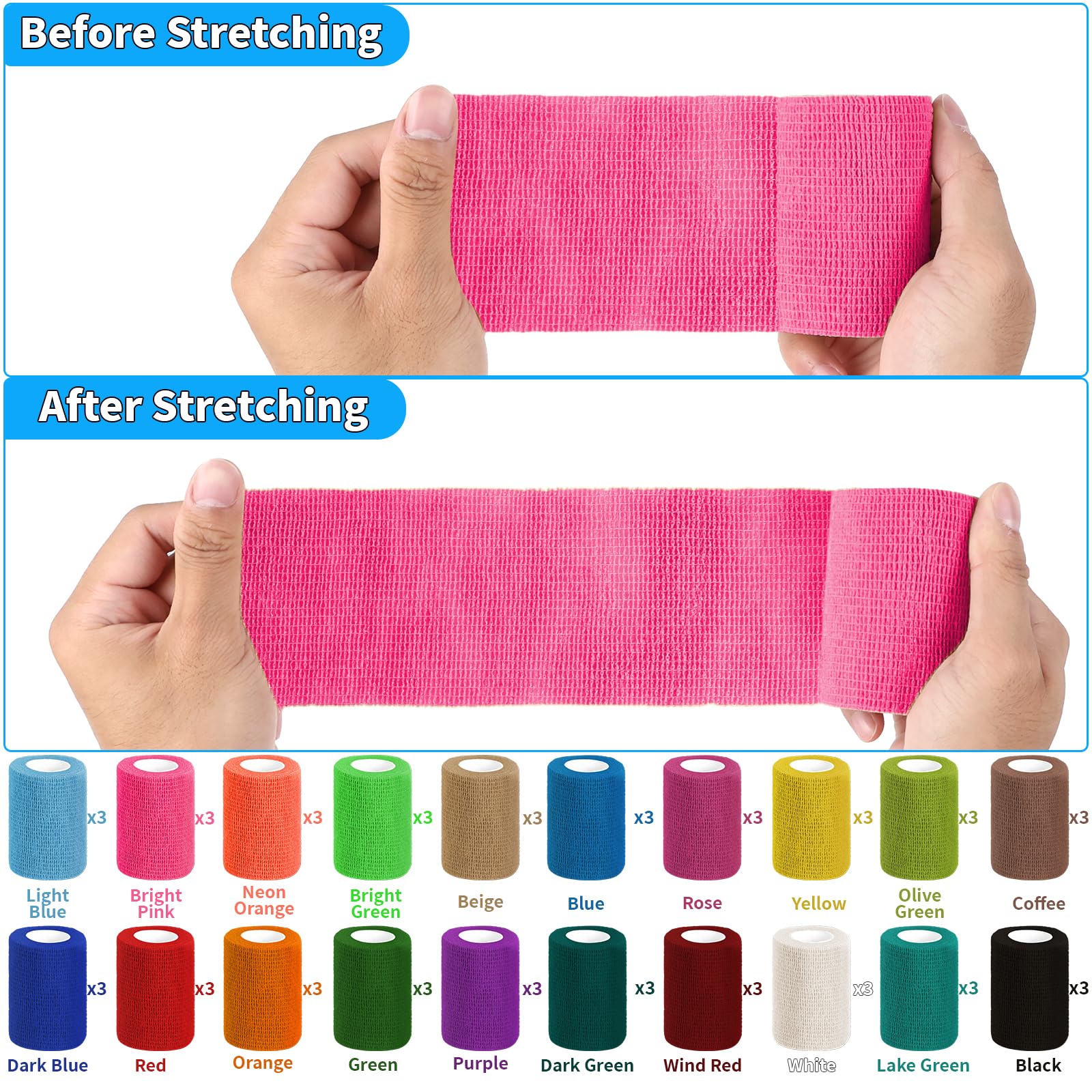 Oleitodh wrap easy to tear by hand for quick, scissors-free use.