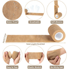 Oleitodh wrap tear-by-hand design without scissors for fast use.