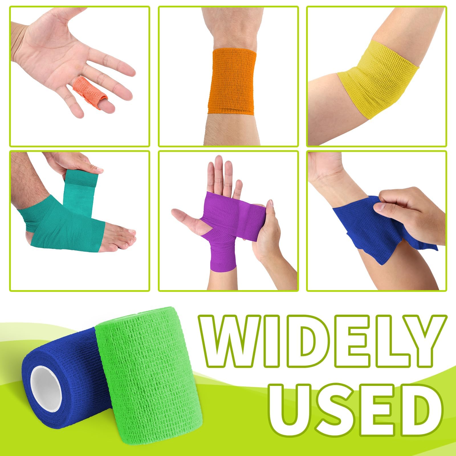 Oleitodh pet vet wrap shown on a dog for easy wrapping.