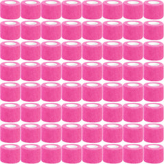 Oleitodh pink self-adherent bandage wrap bulk pack keeps wraps securely in place.