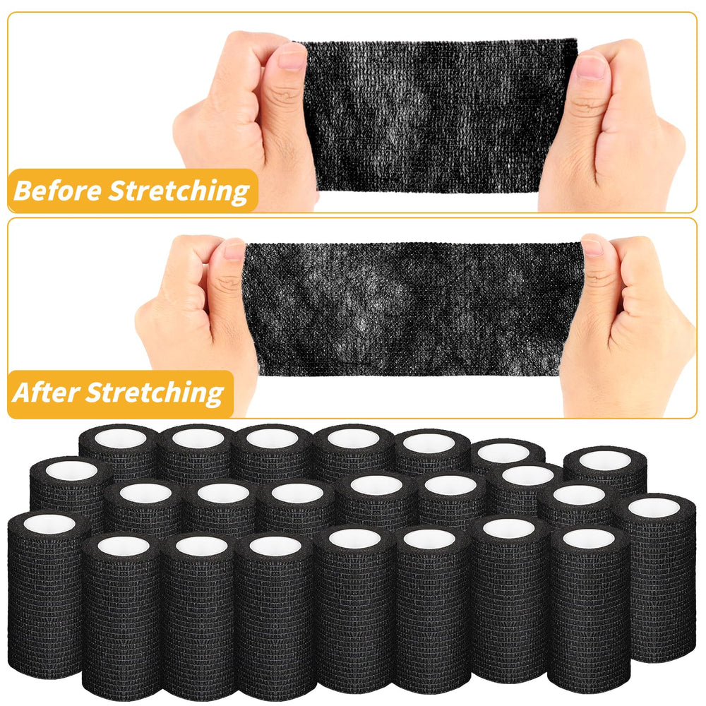 Oleitodh 4in bandage wrap showing self-adhesion and easy application