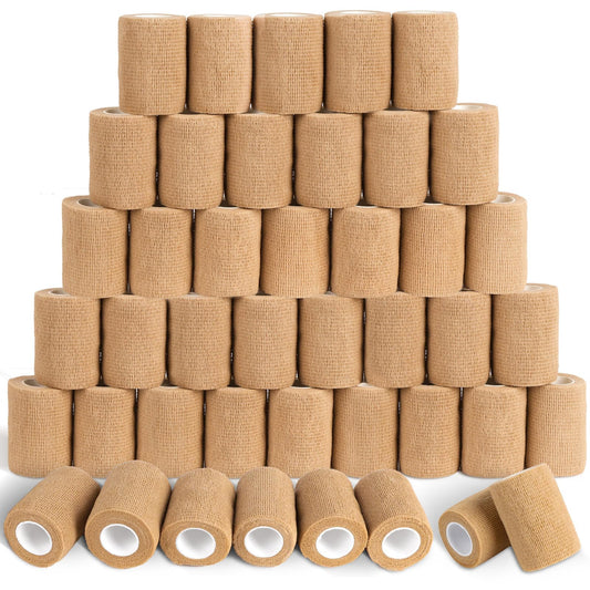 Oleitodh self-adherent wrap roll in black for slip-free support.