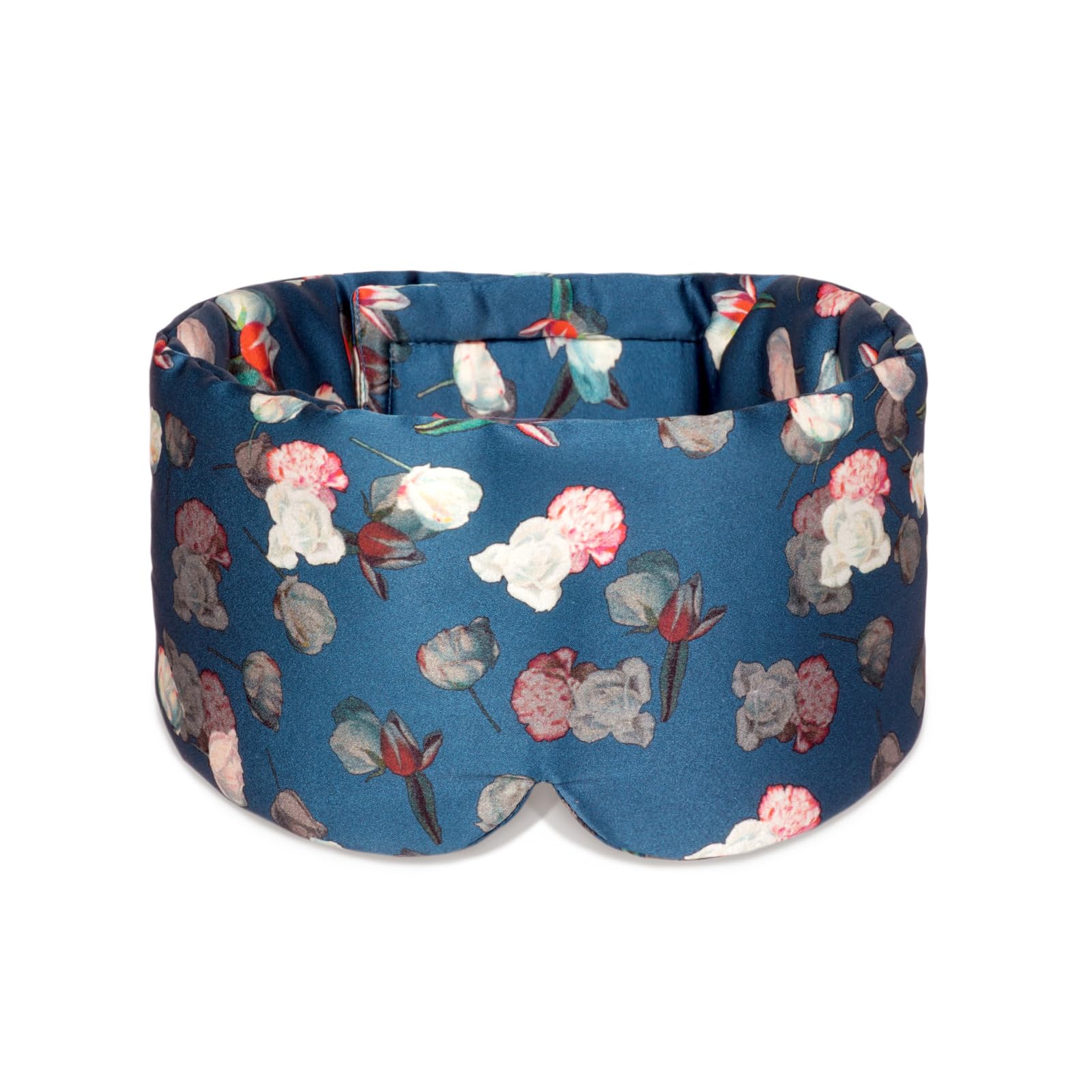 OLESILK silk sleep mask nose-wing shading demonstrates full darkness for bright environments