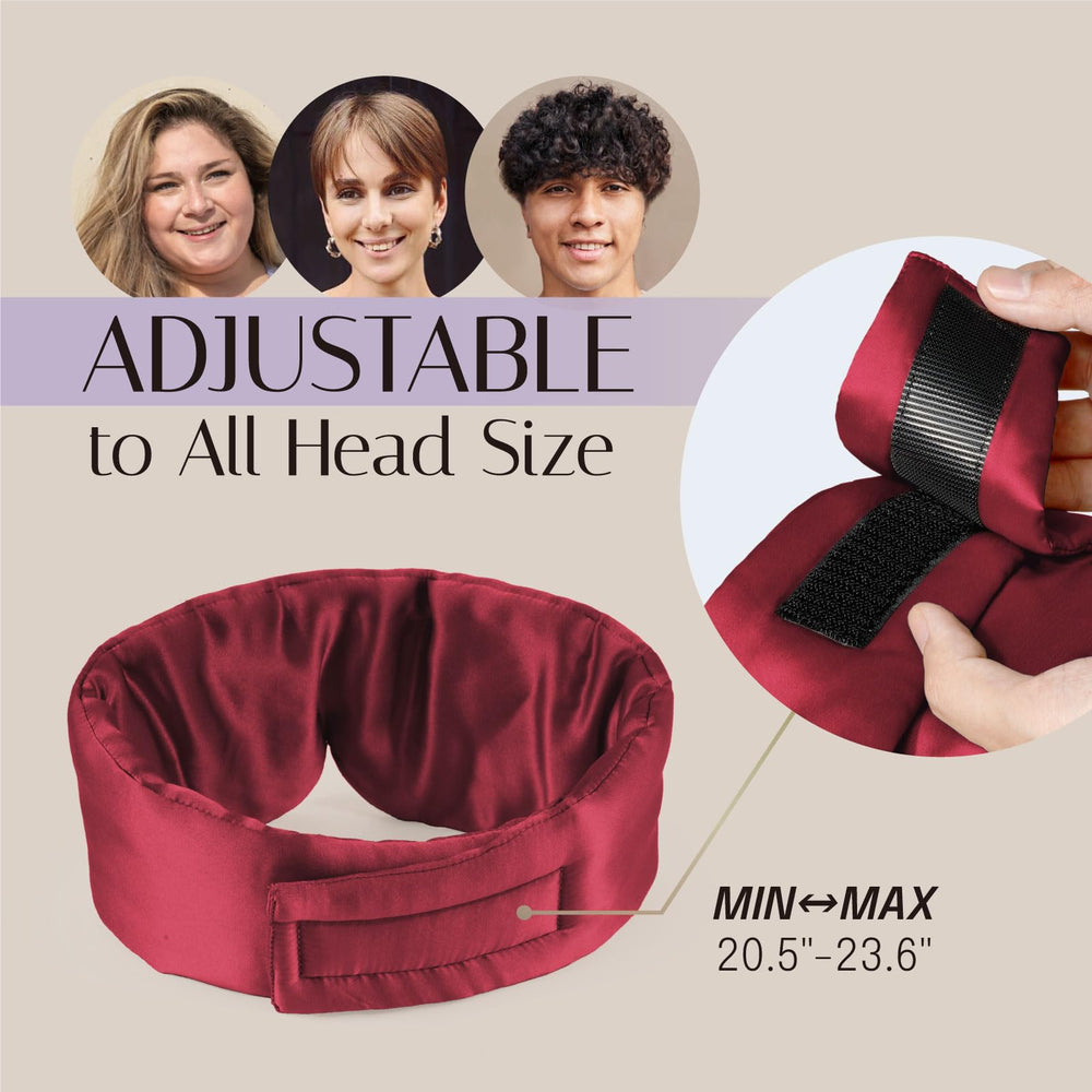 OLESILK Total blackout sleep mask helps you sleep in bright environments.