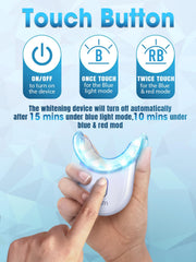 OLLM Smart timer display enables 15-minute whitening sessions