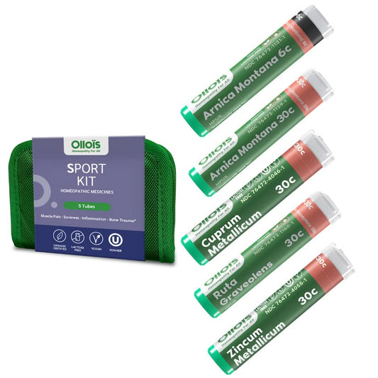 OLLOÏS Sport Kit Arnica 6C tube for portable support.