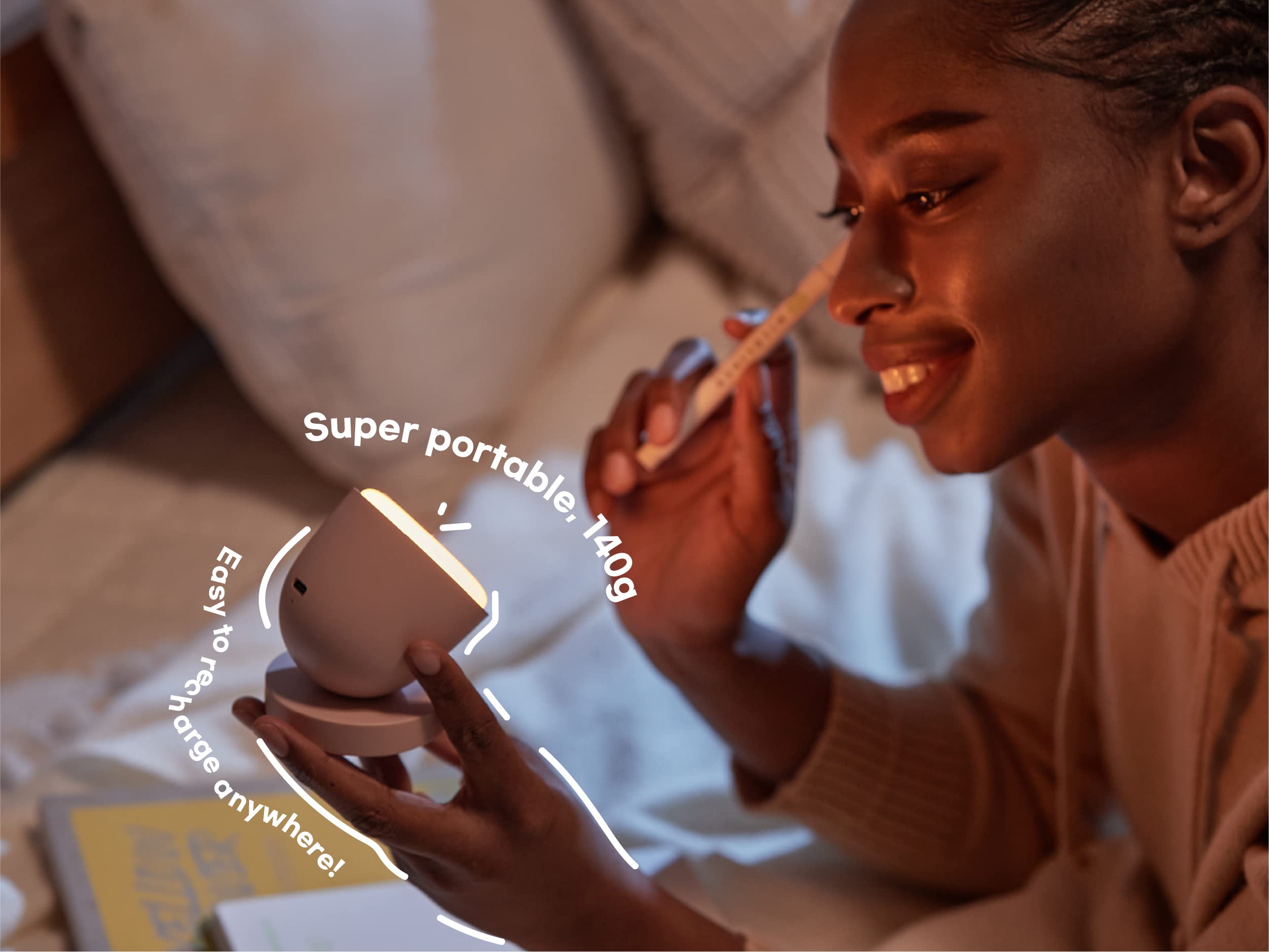Olly Light Therapy Lamp UV-free LED for safe ambient lighting