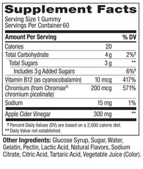 Vitamin B12 inclusion in OLLY Metabolism Gummy Rings for daily energy support