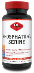 Olympian Labs Phosphatidylserine Complex bottle for brain support and focus.