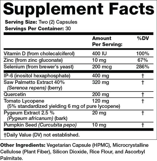 Prosplex for Men capsules closeup highlighting key ingredients for everyday wellness