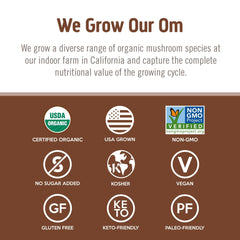 OM Mushroom Cordyceps powder in smoothie illustrating convenient performance nutrition