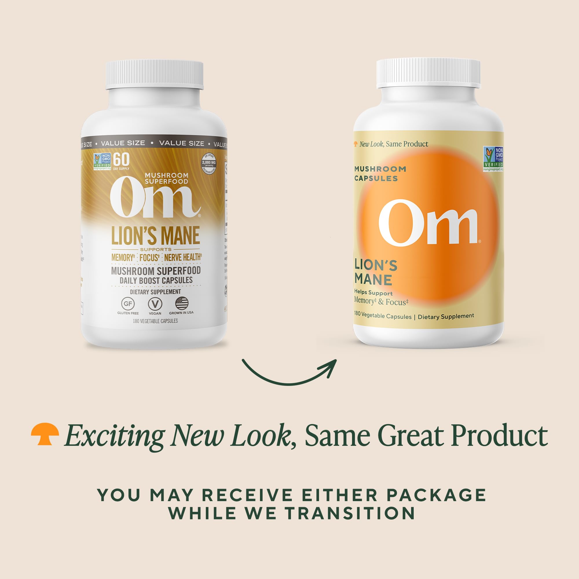 OM Mushroom Superfood desk usage scene suggests focus during work.