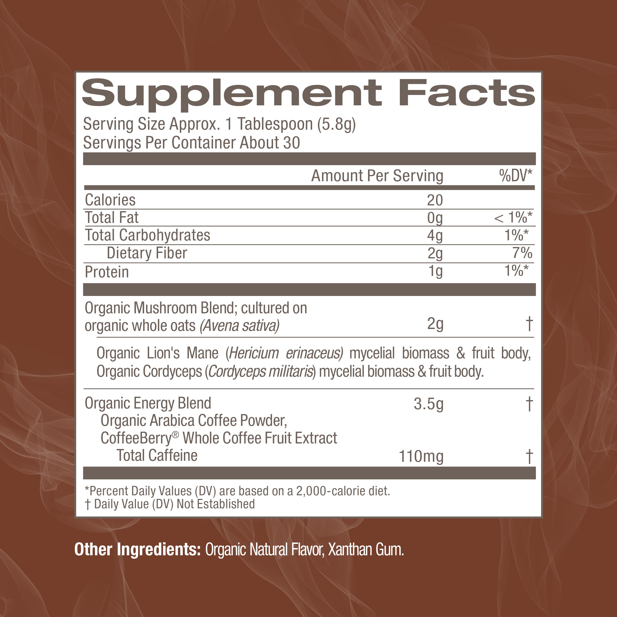 OM Mushroom Superfood instant coffee with Cordyceps for energized mornings