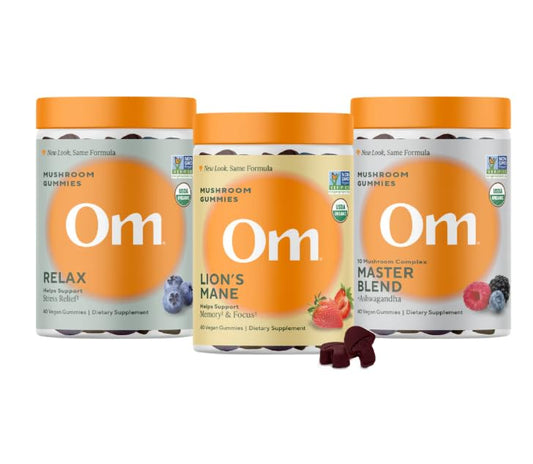 OM Mushroom Superfood Lion’s Mane Focus gummies for daily clarity and sustained focus.