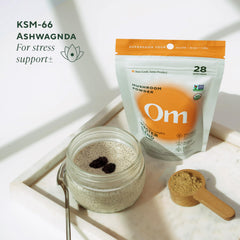 OM Mushrooms Master Blend in coffee to start your day with earthy notes