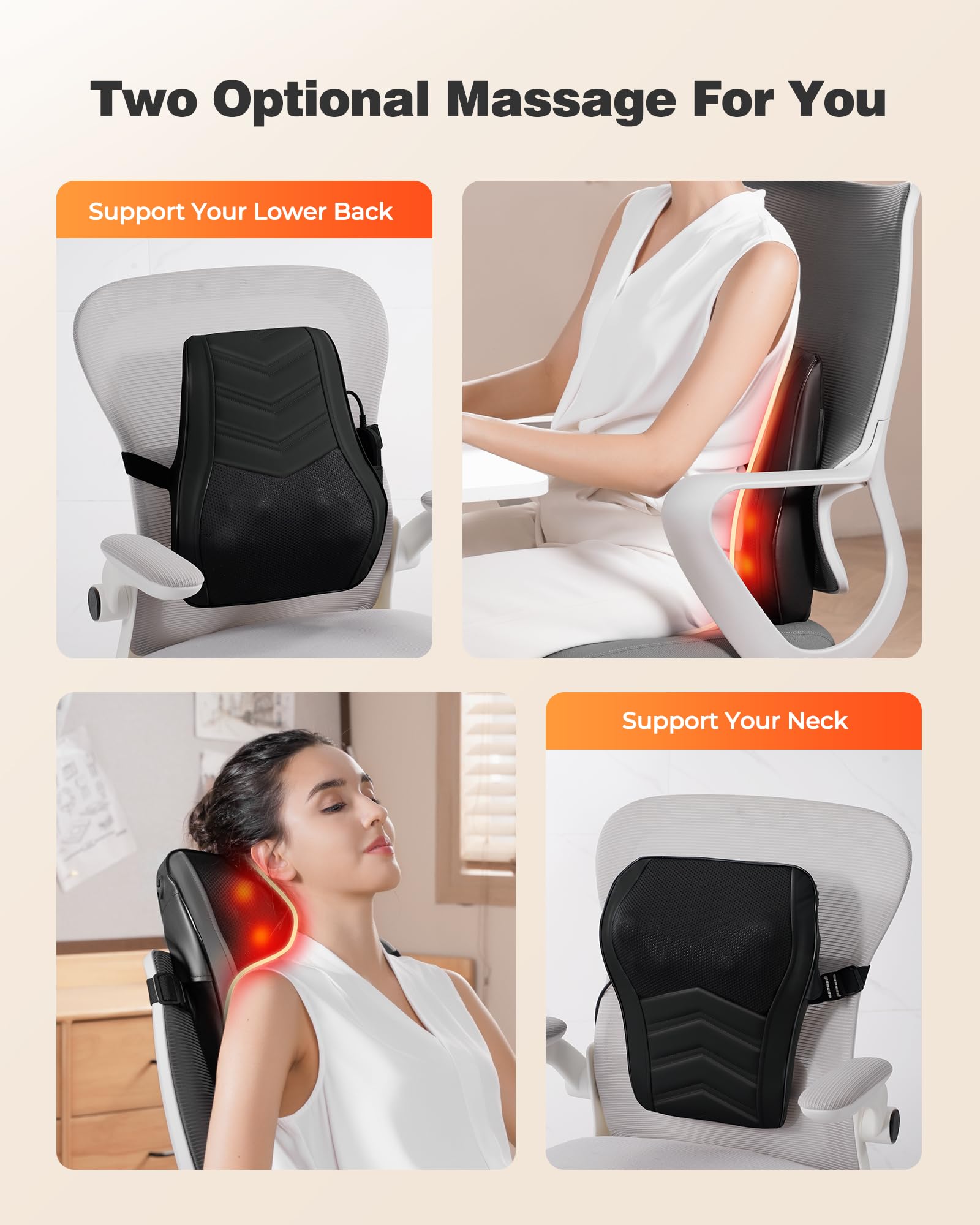 Automatic 15-minute shutdown helps prevent overuse while you relax.