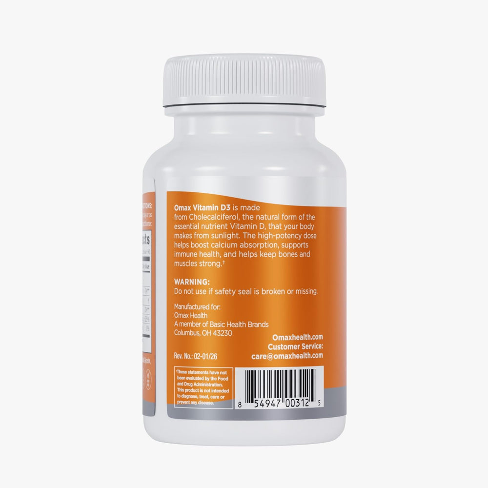 Omax3 bottle on desk ready for everyday supplementation.