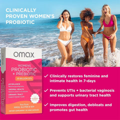 Omax3 cranberry extract ingredient highlights vaginal health support and urinary balance