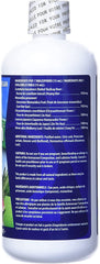Omega Alpha Lung Flush bottle pour demonstrates measured dosage for convenience.