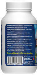 Omega Alpha Ultra Probiotic Plus capsules inside reveal ten billion viable cells per capsule.