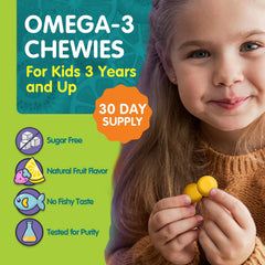 OmegaVia Kids Omega 3 Gummies sustainably sourced and IFOS 5-star tested.