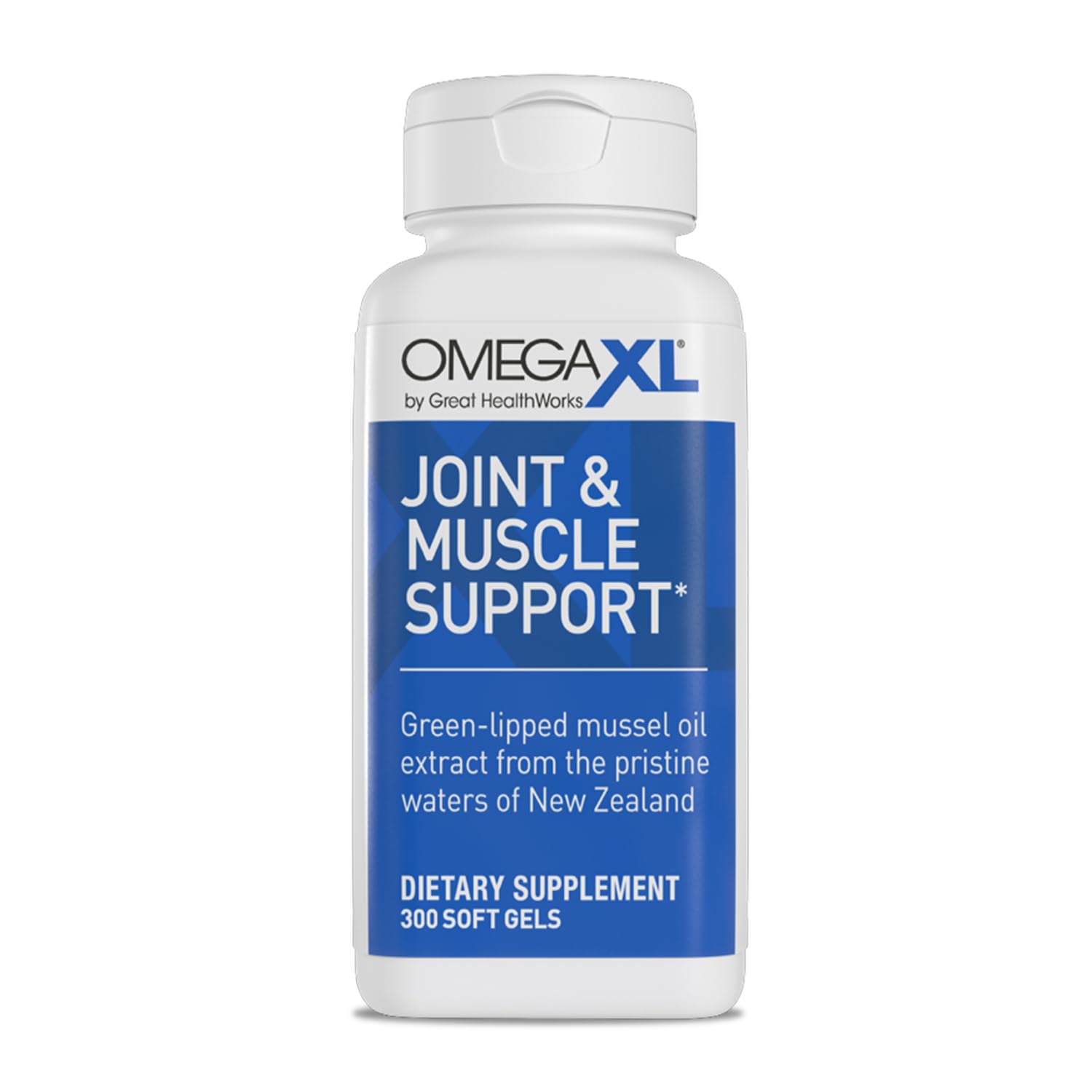 OmegaXL active lifestyle scene showing softgel capsules in use
