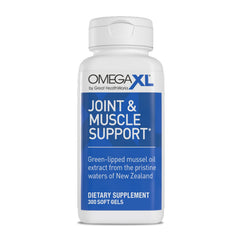 OmegaXL active lifestyle scene showing softgel capsules in use