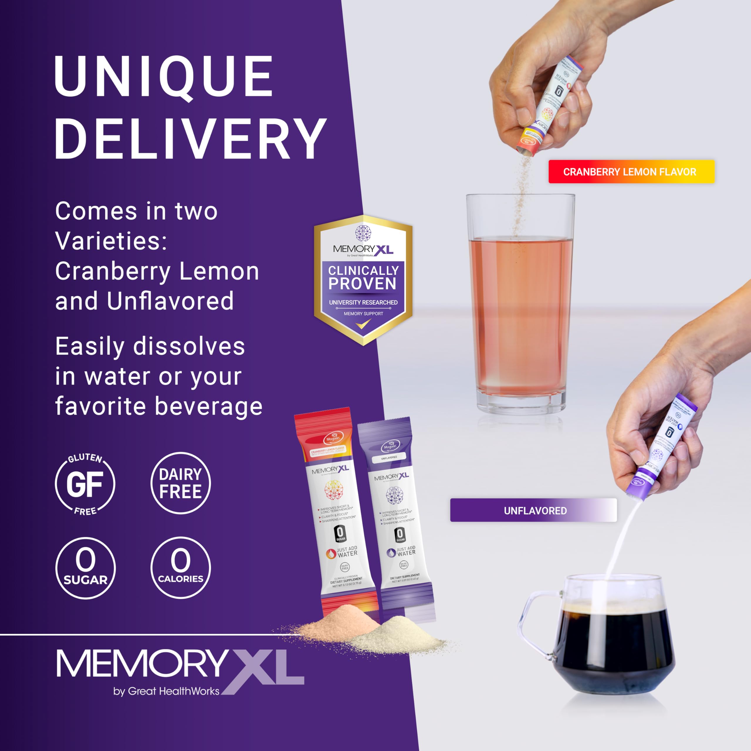 OmegaXL MemoryXL label close-up highlighting ingredients and benefits