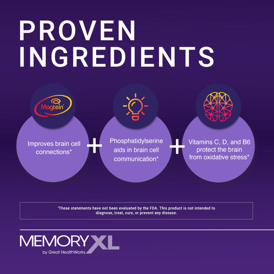 OmegaXL MemoryXL stick pack open for on-the-go concentration