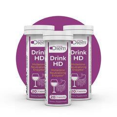 Omne Diem DrinkHD 3-pack box, family-friendly supply.