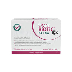OMNi BiOTiC Panda infant probiotic powder supports baby's digestion and immunity.