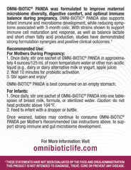 OMNi BiOTiC Panda monthly box with daily sachets for routine.