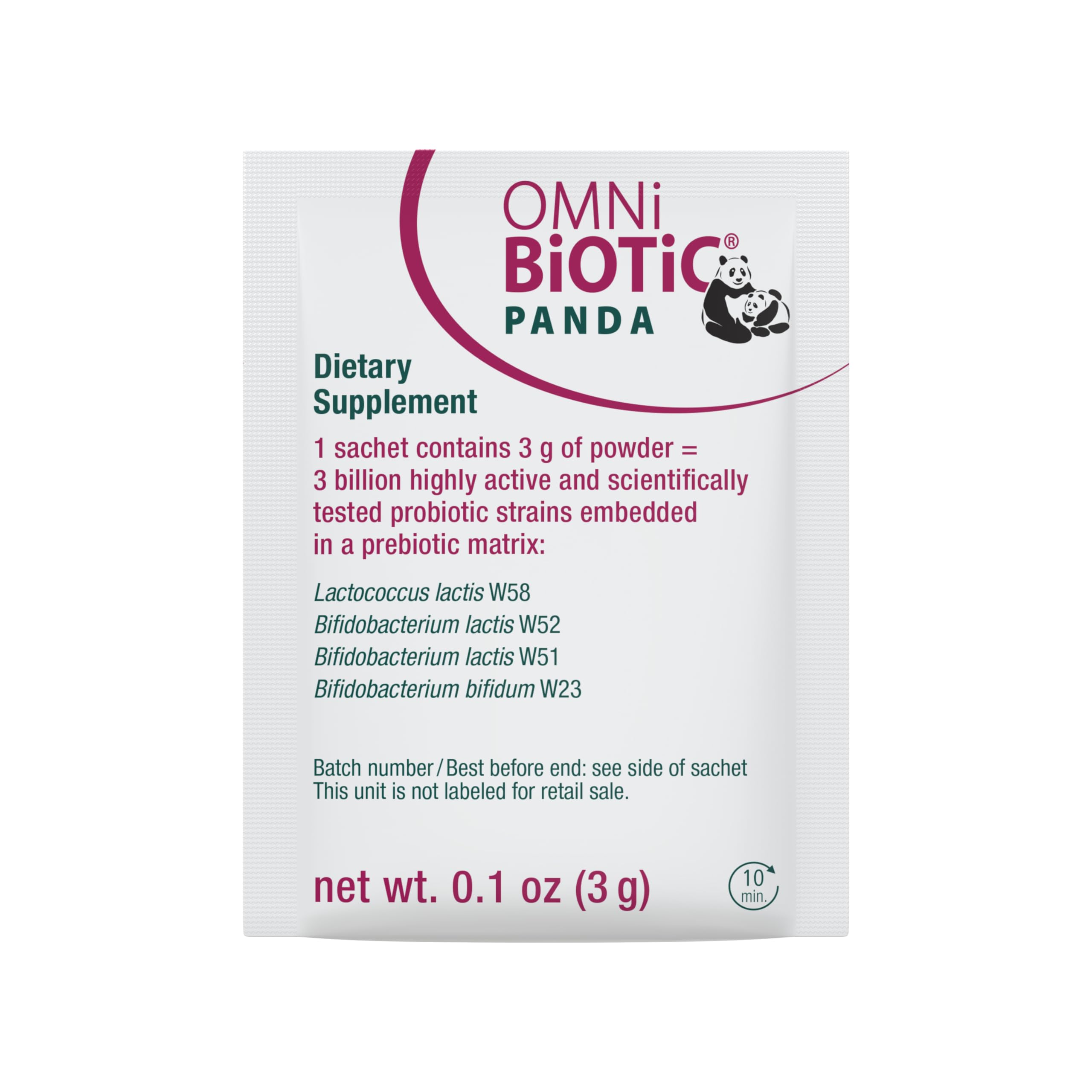 OMNi BiOTiC Panda vegan and hypoallergenic formula for diverse dietary needs.